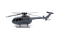 Modster - BO-105 grey flybarless RTF - 256mm