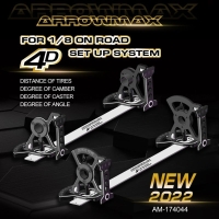 Arrowmax - AM-174044 Set-Up System For 1/8 On-Road Cars With Bag 2022 (AM174044)