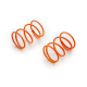 Hobao - SHOCK SPRING- HARD/ ORANGE, 2PCS (H85140)