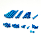 Kopropo - Aluminium Schraubenset Blau f&uuml;r EX-RR/EX-2/LDT/NEXT (KO10674)