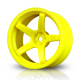 MST-Racing - Yellow 5 spokes wheel (+8) (4) (MST102019Y)
