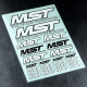 MST-Racing - MST Aufkleber (MST130010)