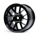 MST-Racing - M Black RE wheel 24.5mm (+1) (4) (MST832551BK)