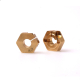 PR Racing - Brass hex weighs Wheel Hex 12mm x 4.2mm...
