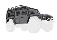 Traxxas - Body, Land Rover Defender, complete, silver (includes grille (TRX9712-SLVR)