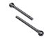 Traxxas - Axle shafts, front, outer (2) (TRX9729)