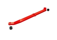Traxxas - Steering link, 6061-T6 aluminum (red-anodized)/ servo horn, (TRX9748-RED)