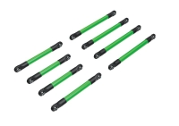 Traxxas - Suspension link set, 6061-T6 aluminum (green-anodized) (incl (TRX9749-GRN)