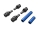 Traxxas - Driveshafts, center, male (steel) (4)/ driveshafts, center, (TRX9751-BLUE)