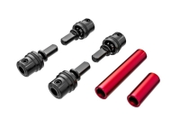 Traxxas - Driveshafts, center, female, 6061-T6 aluminum (red-anodized) (TRX9752-RED)