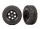 Traxxas - Tires & wheels, assembled (black 1.0 wheels, BFGoodrich Mud- (TRX9774)