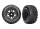 Traxxas - Reifen auf Felge montiert 3.8 Felge schwarz Sledgehammer® Re (TRX9672)