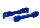 Traxxas - Tie-Bars vorn 6061-T6 Alu blau eloxiert (TRX9527)