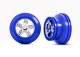 Traxxas - Felge SCT Chrom Beadlock-Style blau 3.0/2.2 (2)...
