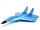 Jet glider blue EPP - 420mm