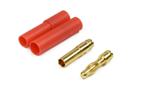 Modster - Steckerverbindung 4 mm Goldkontakt inkl. Hülle (MD11192)