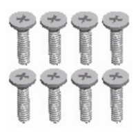 Modster - Mini Cito: Senkkopfschrauben M2x8 (8) (MD11294)