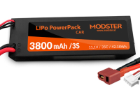 Modster - LiPo 3S 11,1V 3800mAh 35C Deans PowerPack Car...