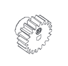 Modster - Dune Racer/Truggy: Motorritzel 20 Zähne Metall Brushless (MD10528)