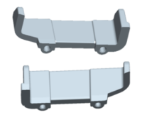 Modster - Mini Cito/Dasher: Akkuhalterung (MD11281)