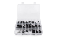 Modster Schrauben Set Sechskant Rundkopf 395 Teilig mit Aufbewahrungsbox (MD11507)