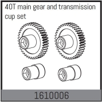 Absima - 40T main gear and transmission cup set (1610006)