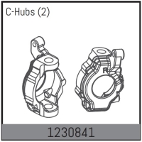 Absima - C-Hubs Set L/R mit Einsätzen (1230841)