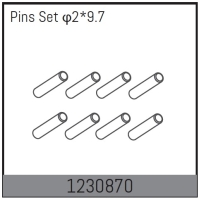 Absima - 2*9.7 Pin Set (10 St.) (1230870)
