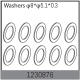 Absima - 8*5.1*0.3 Unterlegscheibe (10 St.) (1230876)