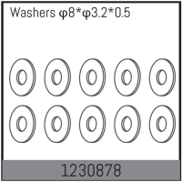 Absima - 8*3.2*0.5 Unterlegscheibe (10 St.) (1230878)