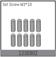 Absima - M3*10 Madenschrauben (10 St.) (1230902)