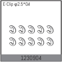 Absima - E Clips 2.5*0.4 (10 St.) (1230904)