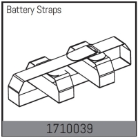 Absima - Batteriehalter Klettband (1710039)