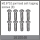 Absima - M2.6*10 pan head selt-tapping screws (8 Pcs.) (1610046)