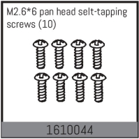 Absima - M2.6*6 pan head selt-tapping screws (10 Pcs.) (1610044)