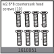 Absima - M2.6*8 countersunk head screws (10 Pcs.) (1610051)