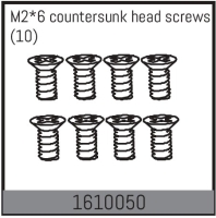 Absima - M2*6 countersunk head screws (10 Pcs.) (1610050)