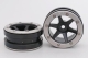 Metasafil - Beadlock Wheels PT- Slingshot Schwarz/Silber 1.9 (2 St.)&nbsp; (MT0030BS)