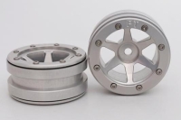 Metasafil - Beadlock Wheels PT- Slingshot Silber/Silber 1.9 (2 St.)  (MT0030SS)