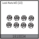 Absima - Lock Nuts M3 (10 Pcs.) (1610034)