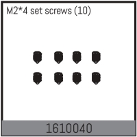 Absima - M2*4 set screws (10 Pcs.) (1610040)