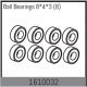 Absima - Ball Bearings 8*4*3 (8 Pcs.) (1610032)