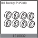 Absima - Ball Bearings 8*4*3 (8 Pcs.) (1610032)