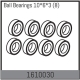 Absima - Ball Bearings 10*6*3 (8 Pcs.) (1610030)
