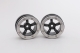 Metasafil - Beadlock Wheels PT-Safari Schwarz/Silber 1.9 (2 St.)&nbsp; (MT0010BS)