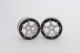 Metasafil - Beadlock Wheels PT-Safari Silber/Schwarz 1.9 (2 St.)&nbsp; (MT0010SB)