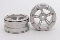 Metasafil - Beadlock Wheels PT-Safari Silber/Silber 1.9 (2 St.)  (MT0010SS)
