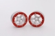 Metasafil - Beadlock Wheels PT-Safari Silber/Rot 1.9 (2 St.)&nbsp; (MT0010SR)