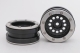 Metasafil - Beadlock Wheels PT-Bullet Schwarz/Silber 1.9 (2 St.)&nbsp; (MT0020BS)
