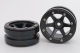 Metasafil - Beadlock Wheels PT-Slingshot Schwarz/Schwarz 1.9 (2 St.)&nbsp; (MT0030BB)